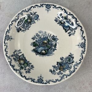 Mason's‎ Blue Fruit Basket Saucers Vintage 1940s